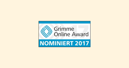 Grimme Online Award 2017 Nominierung